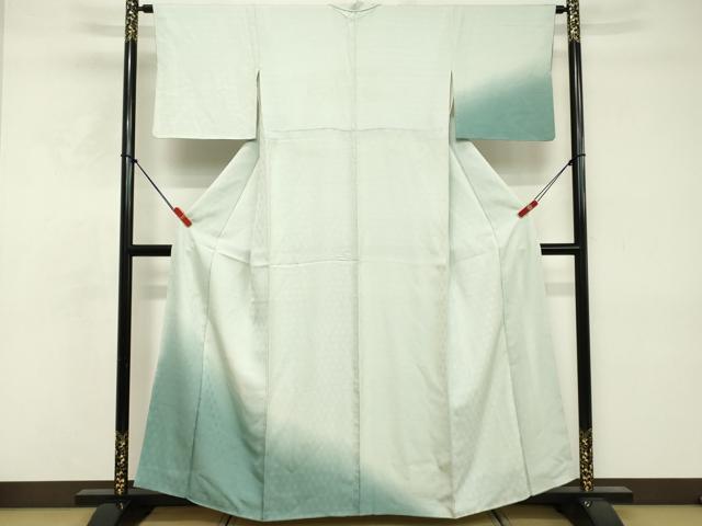 平和屋着物■訪問着 霞文 源氏車地紋 暈し染め 正絹 逸品 DABE2950cd