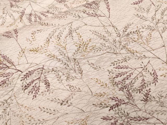 平和屋着物■上質な小紋 枝花文 暈し染め 正絹 逸品 CABF3674ev