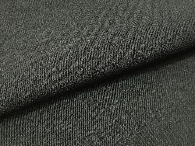 平和屋着物▼羽織・コート 黒生地 反物 羽尺 逸品 未使用 DABE3175we