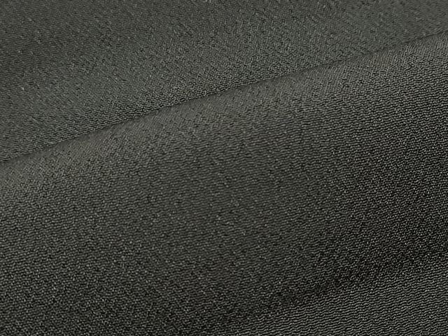平和屋着物▼羽織・コート 黒生地 反物 羽尺 逸品 未使用 DABE3175we