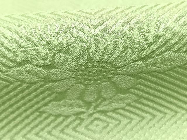 平和屋着物●上質な色無地 草花地紋 夏虫色 正絹 逸品 未使用 AABH4954fy