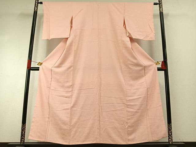 平和屋着物●上質な色無地 飛鳥地紋 虹色 正絹 逸品 AABH4986fy