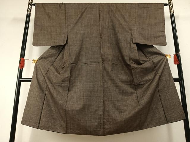 平和屋着物●男性 男柄の最高峰 西郷柄 西郷絣 本場大島紬 正絹 逸品 AABH4974fy