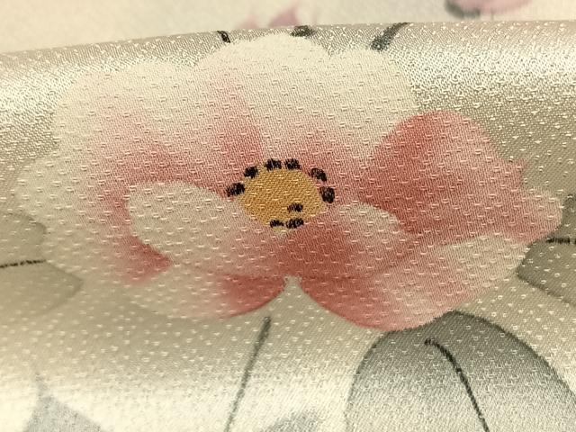 平和屋着物●上質な小紋 手描き 枝花文 暈し染め 正絹 逸品 未使用 AABH5025fy