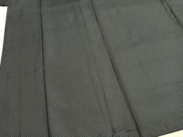 平和屋着物●男性 紬 亀甲文 正絹 逸品 AABH5021fy