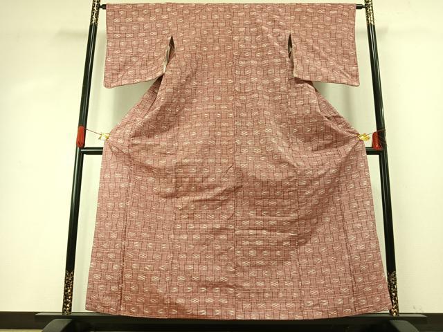 平和屋着物●本場琉球 紬 正絹 逸品 AABH5026fy