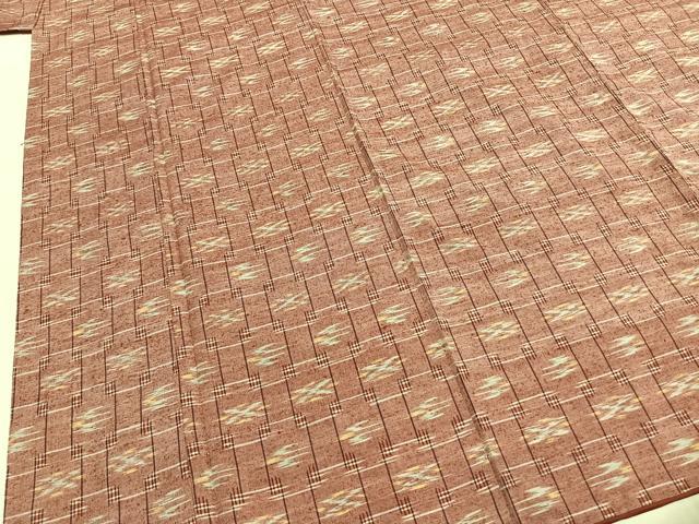 平和屋着物●本場琉球 紬 正絹 逸品 AABH5026fy