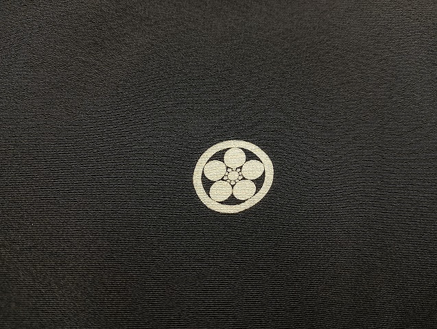 平和屋着物■豪華黒留袖 友禅 作家物 風景花鳥文 正絹 逸品 BAAX1481mz