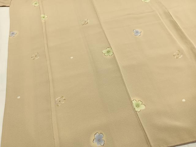 平和屋着物●上質な小紋 舞桜文 暈し染め 正絹 逸品 AABH5050fy