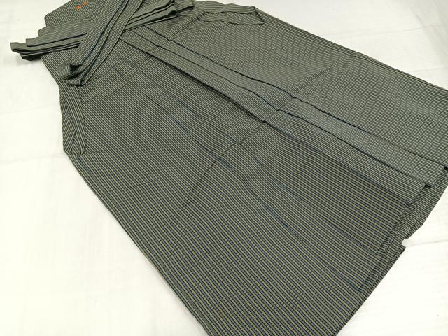 平和屋着物●男性 馬乗り袴 正絹 逸品 AABH9655ph
