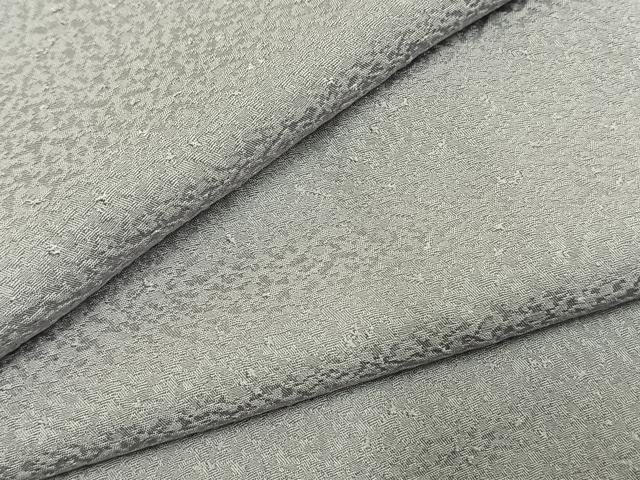 平和屋着物●上質な色無地 牡丹鼠色 正絹 逸品 AABH5090fy