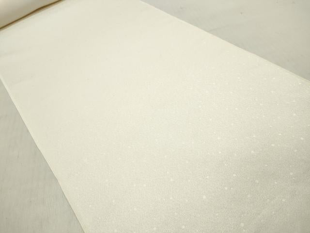 平和屋着物▼羽織・コート 白生地 反物 羽尺 霞地紋 生成り色 逸品 未使用 DABE3224we