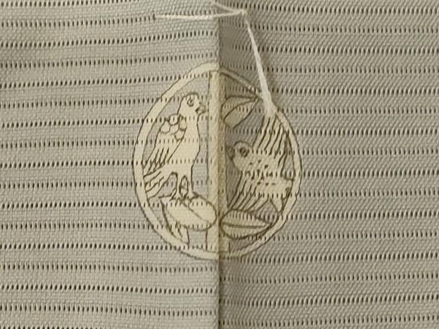 平和屋着物*夏物 色無地 絽 蕎麦切色 正絹 逸品 AABH9471jd