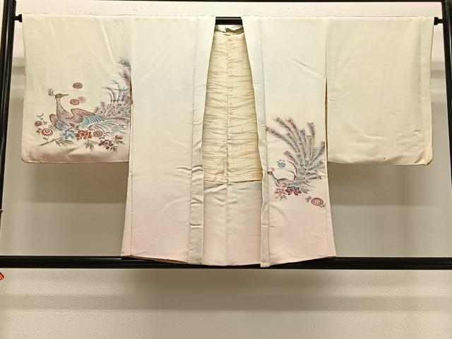 平和屋着物#羽織 寿光織 孔雀花文 正絹 逸品 CABE5012ua