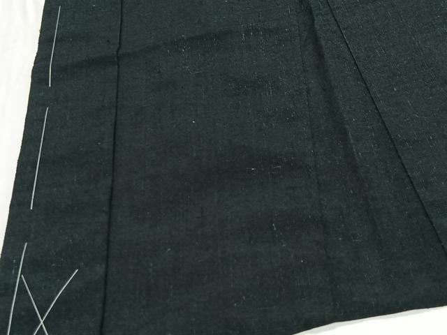 平和屋着物∞男性 長羽織 紬地 百入茶色 正絹 逸品 未使用 CABE4991ua