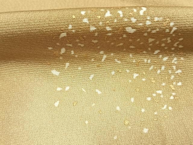 平和屋着物●上質な小紋 枠取り散らし文 蛍暈し 金彩 正絹 逸品 AABH5149fy