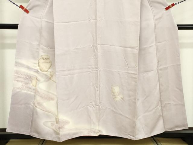 平和屋着物■訪問着 茶器 暈し染め 正絹 逸品 DABE7631cd