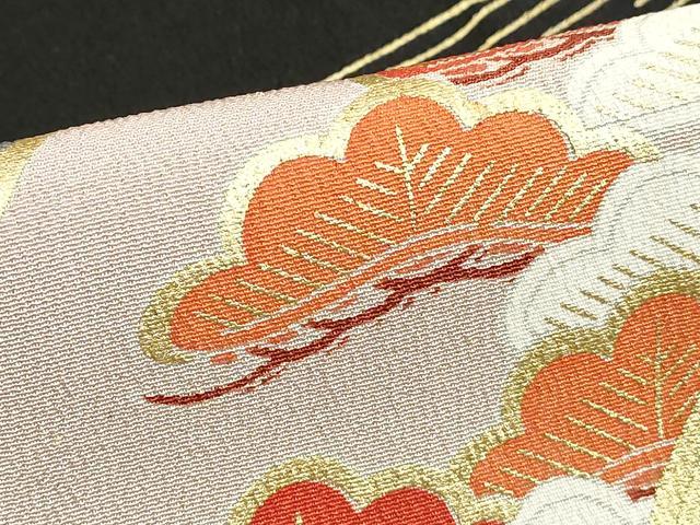 平和屋着物■豪華黒留袖 駒刺繍 扇面花文 金彩 正絹 逸品 DABE7681cd