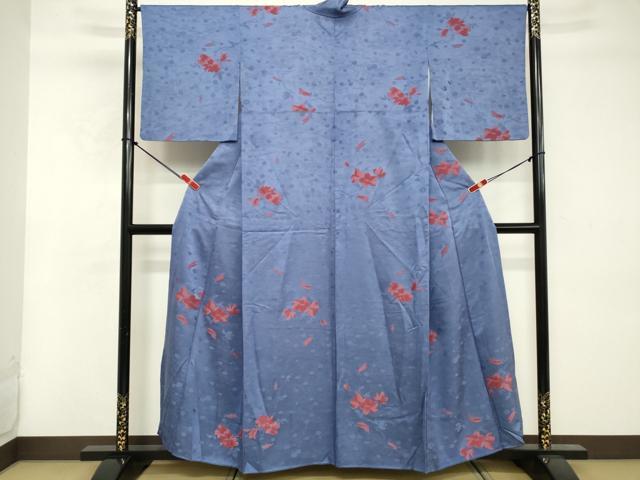 平和屋着物■上質な小紋 舞花文 正絹 逸品 DABE7694cd