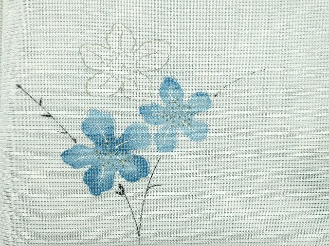 平和屋本店■夏物 小紋 絽 紗 洗える着物 まとめて20点 蝶 花柄 手描き 着用可能多数 se4039
