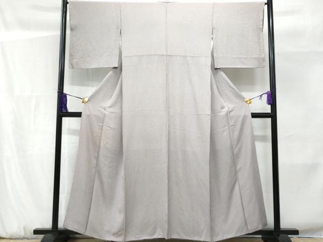 平和屋着物■上質な小紋 縞 正絹 逸品 CABF6811fb