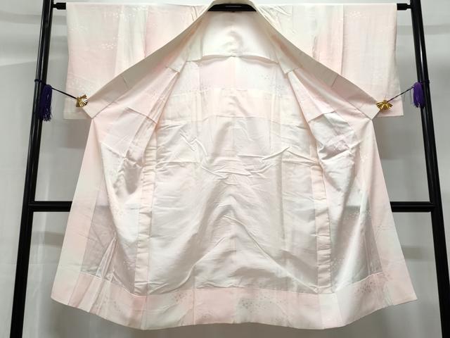 平和屋着物■長襦袢 無双仕立て 箔散らし地紋 暈し染め 正絹 逸品 CABF6862fb