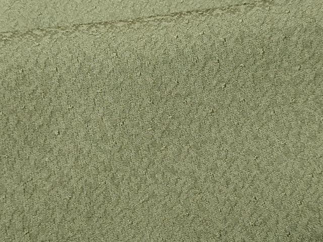 平和屋着物■上質な色無地 老竹色 正絹 逸品 未使用 CABF6855fb