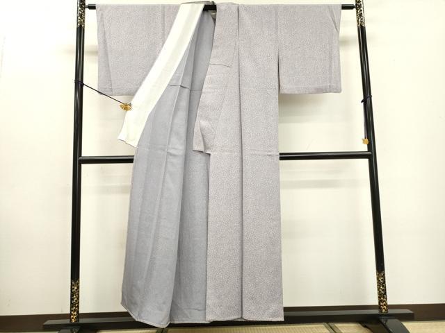 平和屋着物▽江戸小紋 単衣 花尽くし 正絹 逸品 DABD5919fe