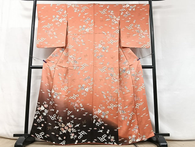 平和屋着物●訪問着　花鳥文　正絹　逸品　AABG4756fy 平和屋着物○訪問着 花鳥文 正絹 逸品 AABG4756fy 【公式通販】
