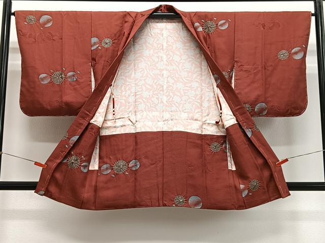 平和屋着物#羽織 絞り 草花文 正絹 逸品 CABE5145ua
