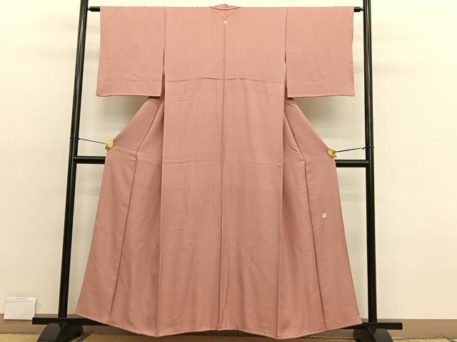 平和屋着物■本草木染作家 圓啓 江戸小紋 鮫小紋柄 正絹 逸品 BAAX2046hv