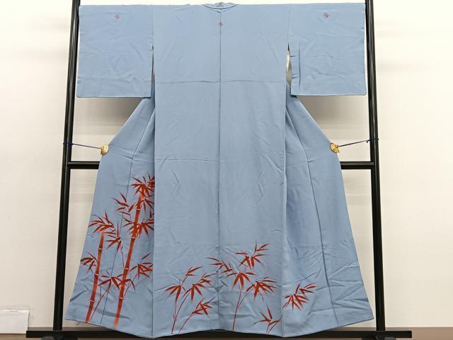 平和屋着物■豪華色留袖 手描き 笹竹文 正絹 逸品 BAAX2049hv