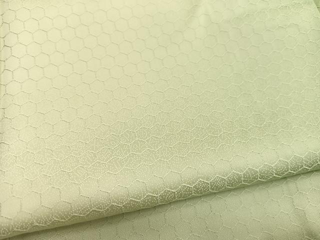 平和屋着物■上質な小紋 亀甲文 暈し染め 正絹 逸品 BAAX2041hv