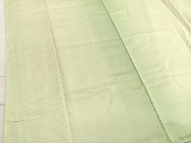 平和屋着物■上質な小紋 亀甲文 暈し染め 正絹 逸品 BAAX2041hv