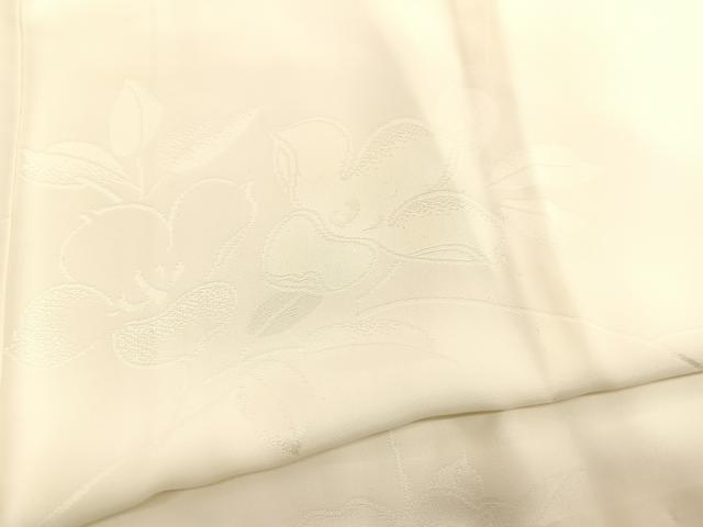 平和屋着物■長襦袢 無双仕立て 枝花地紋 暈し染め 正絹 逸品 BAAX2059hv