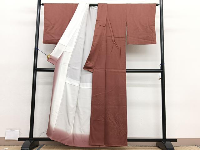 平和屋着物■豪華色留袖 刺繍 石畳文様 金糸 正絹 逸品 BAAX2088hv