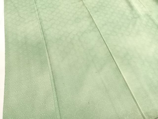 平和屋着物■上質な小紋 菊青海波 正絹 逸品 BAAX2089hv
