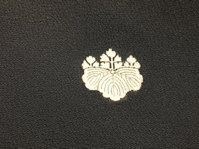 平和屋着物■豪華黒留袖 総刺繍 紅白鶴 金彩 正絹 逸品 BAAX2166hv
