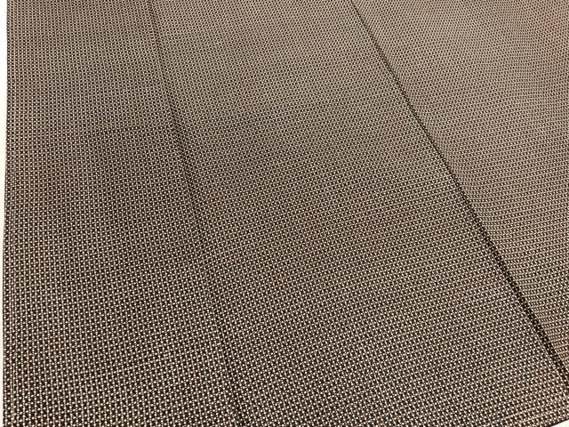 平和屋着物■男性 本場染大島紬 格子柄 正絹 逸品 未使用 BAAX2152hv