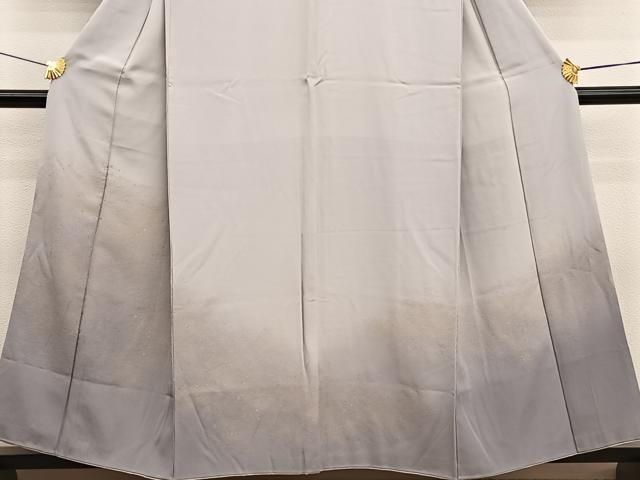 平和屋着物■訪問着 寿光織 箔散らし文様 暈し染め 金糸 正絹 逸品 BAAX2185hv