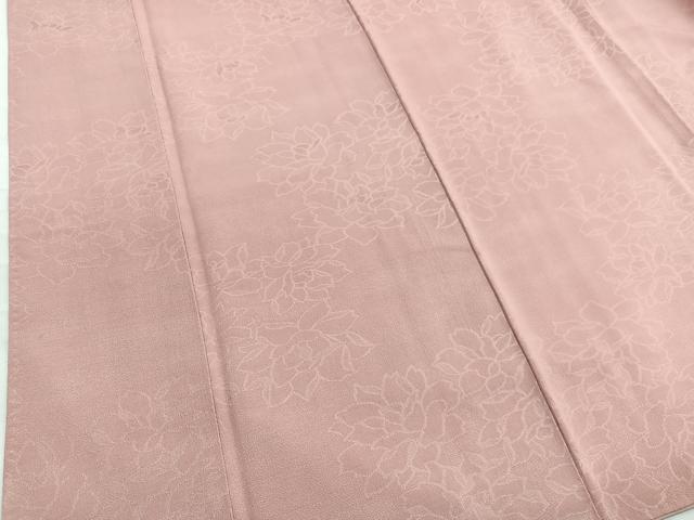 平和屋着物■上質なお召 牡丹 正絹 逸品 BAAX2200hv