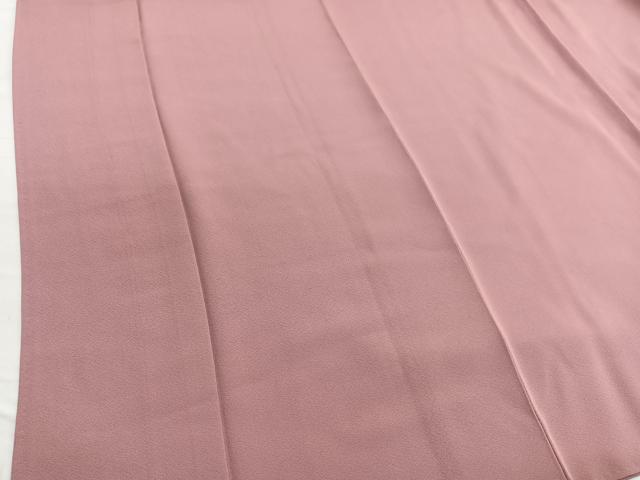 平和屋着物■上質な色無地 洗朱色 正絹 逸品 BAAX2198hv