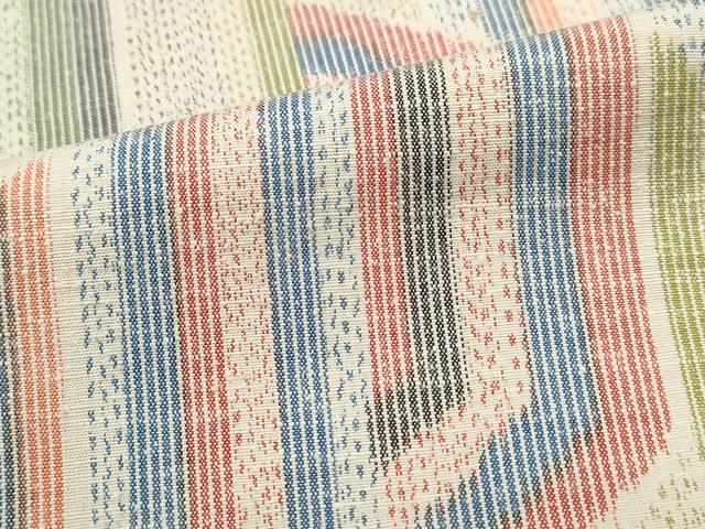 平和屋着物■上質な紬 幾何学文 正絹 逸品 DABE8883qa