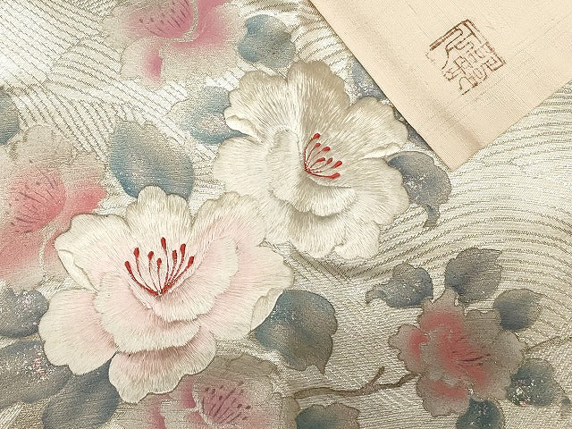 平和屋本店■名古屋帯 まとめて100点 蝶 風景 更紗 花柄 作家物 手描き 刺繍 金銀糸 など 着用可能多数 未使用品あり 全て正絹 se011