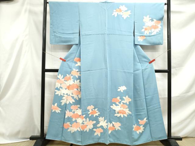 平和屋着物■訪問着 草花文 金彩 正絹 逸品 DABE8986qa
