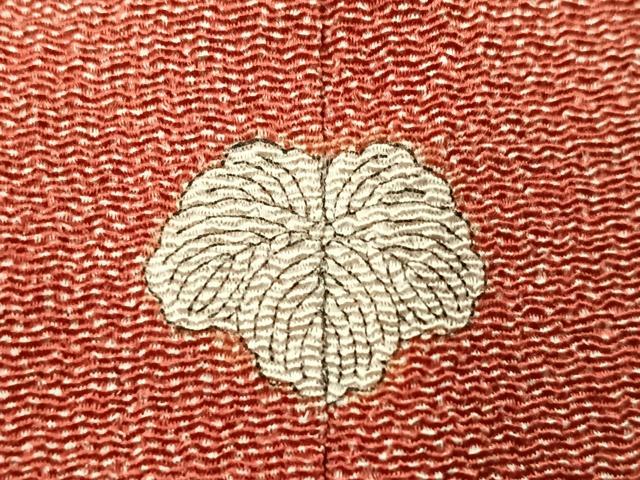 平和屋着物■江戸小紋 鮫小紋柄 鬼しぼ縮緬 正絹 逸品 CABF5154xe