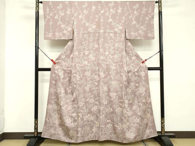 平和屋着物■訪問着 枝花文 正絹 逸品 DABF4024cd