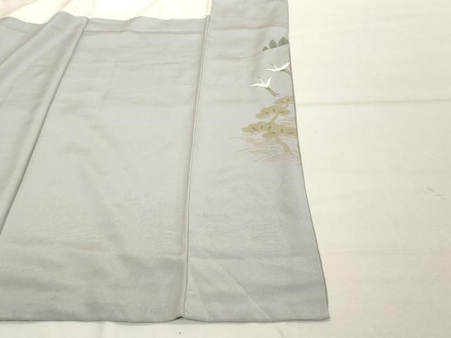 平和屋着物■訪問着 飛鶴文 暈し染め 金彩 正絹 逸品 DABF4039cd