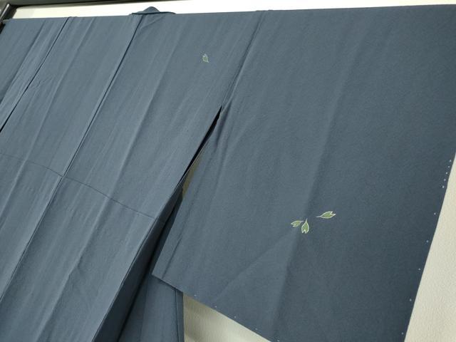平和屋着物▽世界的人形師 辻村寿三郎 ジュサブロー 訪問着 単衣 舞葉文 金彩 正絹 逸品 DABE4556az