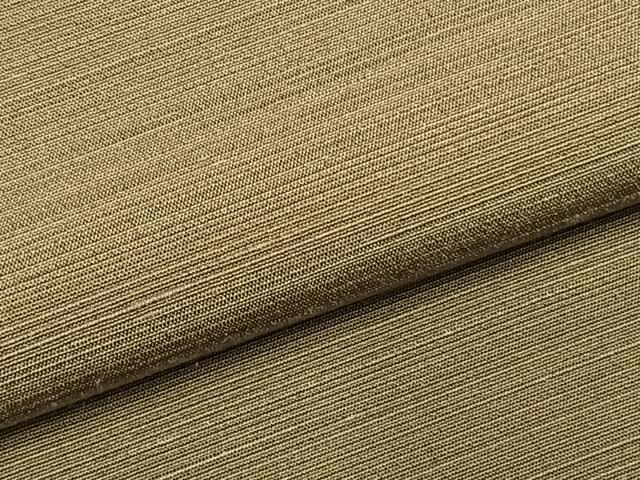 平和屋着物●男性 紬 色無地 油色 正絹 逸品 AABI1550fy